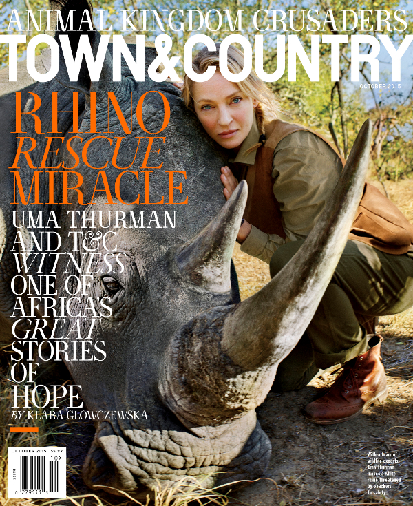 Rhino Rescue with Uma Thurman